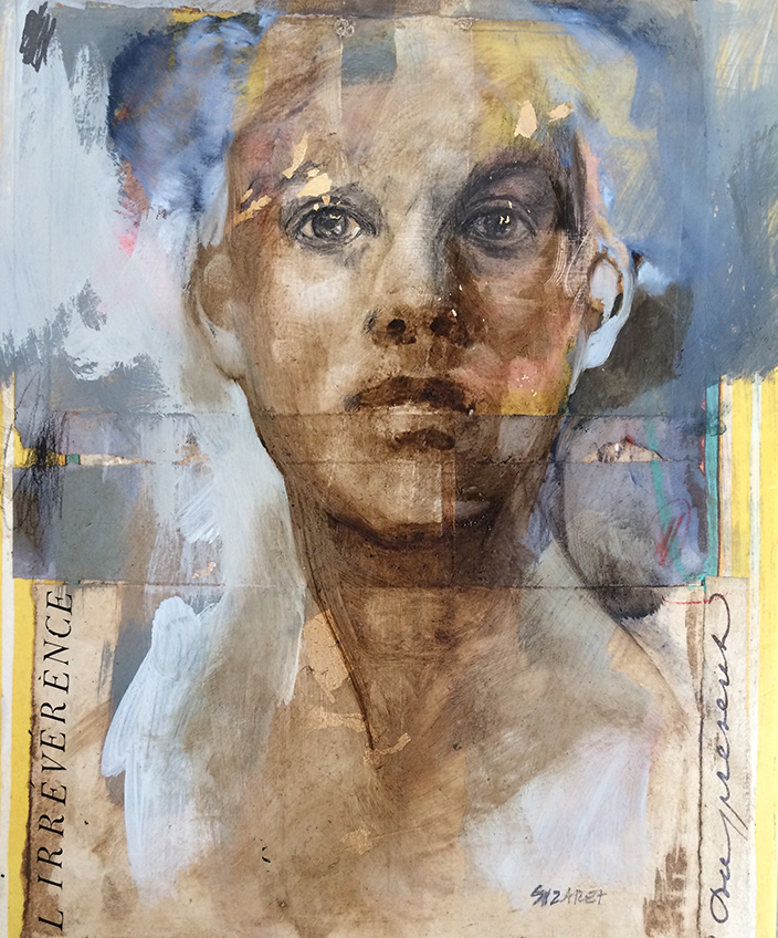 Signatures Singulières Magazine. Nathalie Sizaret, artiste peintre - peinture à l'huile - technique mixte