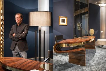 Signatures Singulières - Thierry Lemaire - Architecte d'intérieur - Galerie Thierry Lemaire - Ebène de Macassar - Lampe en céramique - Pad 2019