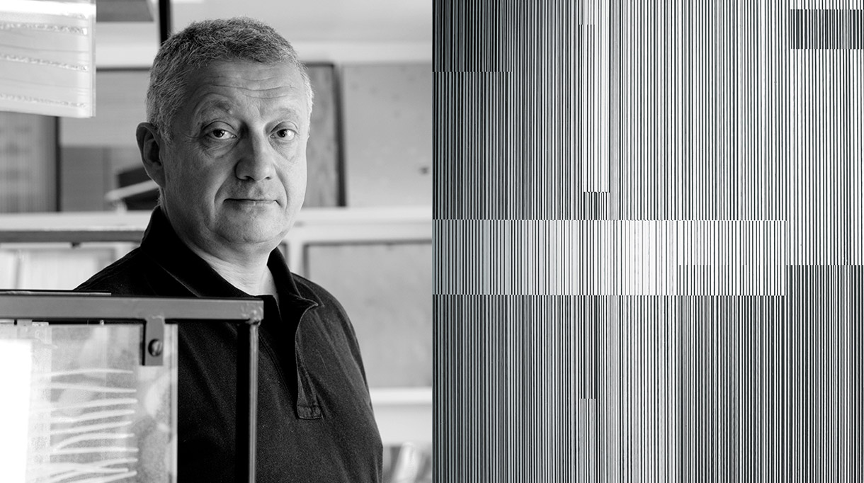 Signatures Singulières. Ateliers Bernard Pictet - Maître verrier - Verre cinétique-miroir noir - Entreprise EPV