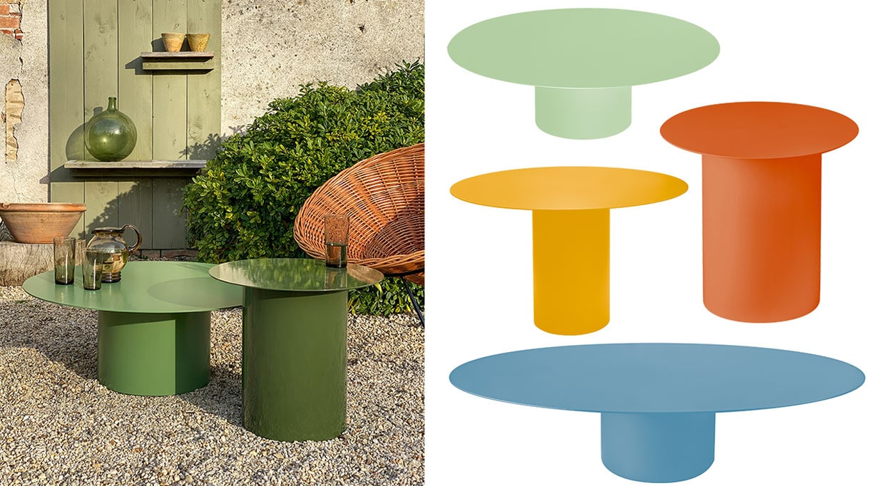 laurence du tilly - mobilier outdoor de couleur - mobilier outdoor en acier - savoir faire francais - signatures singulieres magazine