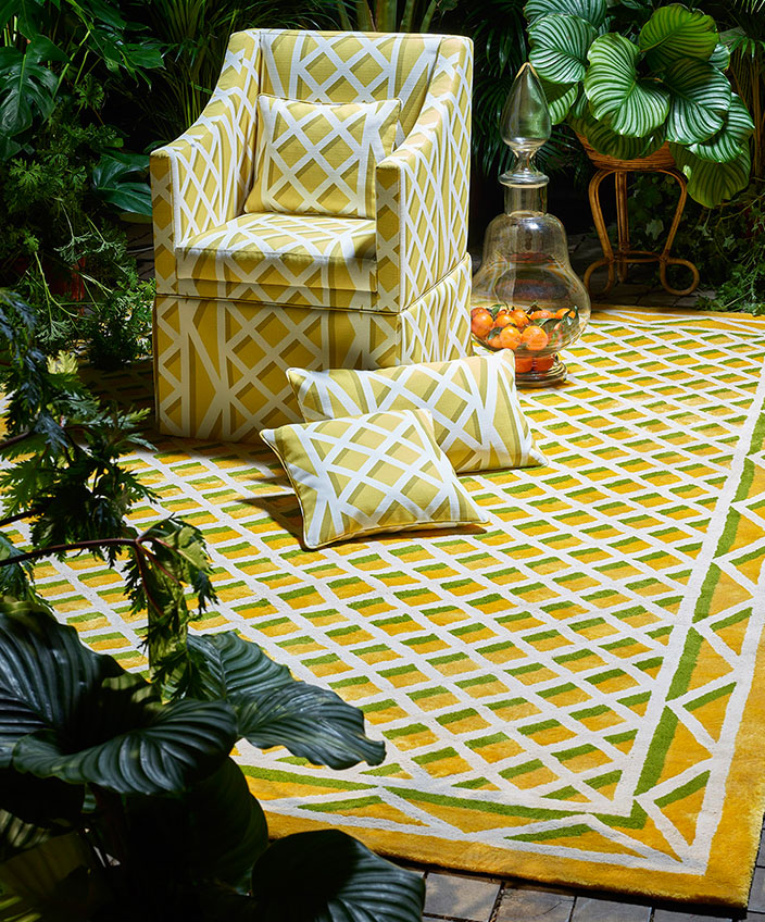 pierre frey - tapis outdoor - savoir faire francais - signatures singulieres magazine