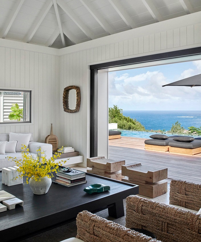 Stéphane Parmentier - signatures singulieres magazine - savoir faire francais - architecte d'interieur - fauteuil en corde - villa a saint barth