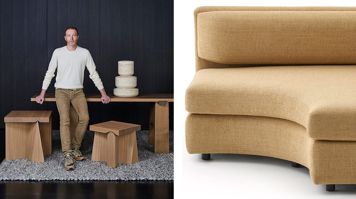 pierre frey - christophe delcourt - canape beige - savoir faire francais - signatures singulieres magazine