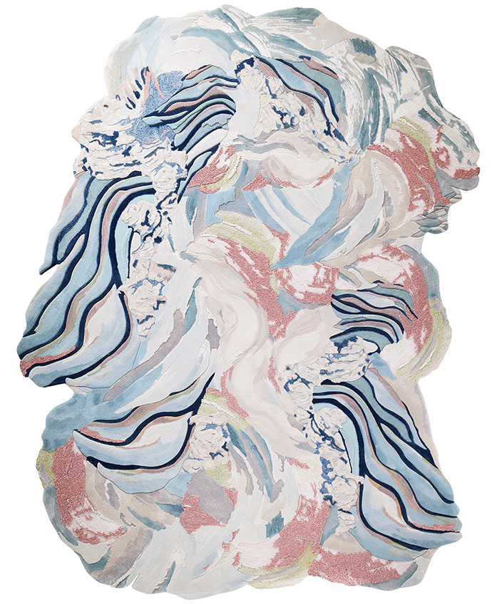 tapis contemporain - KRJST studio - edition 1.6.9 - signatures singulieres