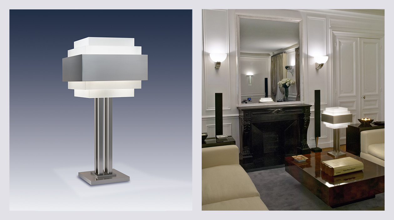 lampe a poser art deco - ateliers perzel - signatures singulieres magazine ;