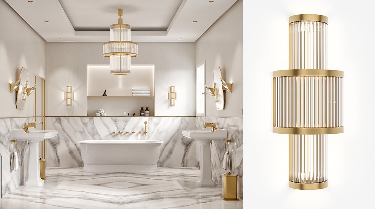 salle de bain esprit art deco